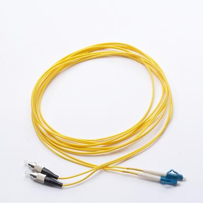 Lev-Fer single-mode dual-core fiber optic patch cord