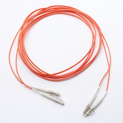 LC-LC multimode twinax OM2 fiber optic patch cord