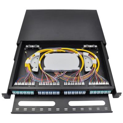 1U 96-core fusion type high-density patch panel pull-out type