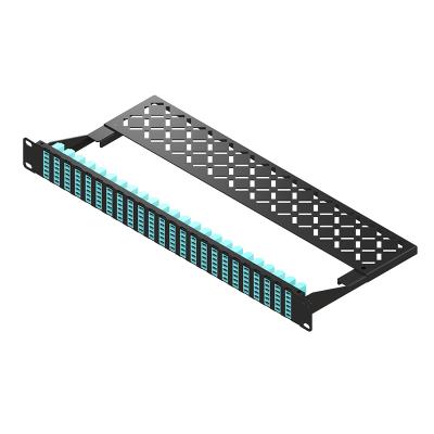 1U 144-core welded high-density patch panel open