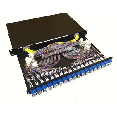 1U144-core fusion type high-density patch panel