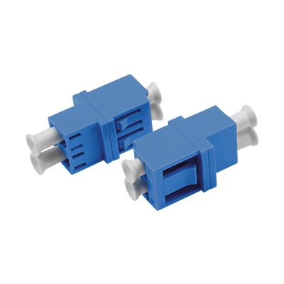 LC duplex single-mode high and low type adapters