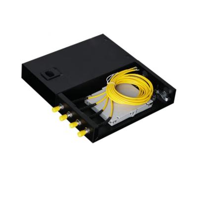 4-port ST single-mode desktop fiber optic termination box