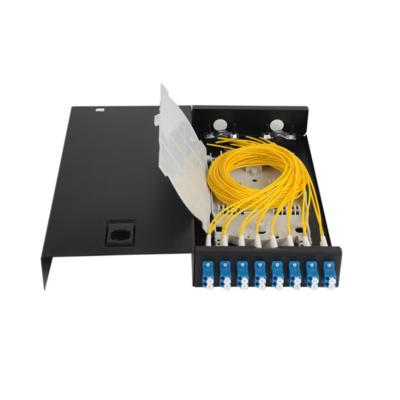 8-port LC desktop fiber termination box